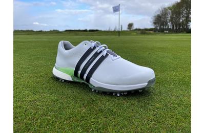 adidas Tour360 24 Golf Shoes in hand