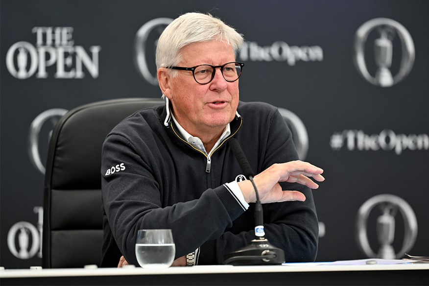 Martin Slumbers at his final Open Championship press conference in 2024