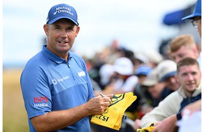 Padraig Harrington has amassed over 100,000 subscribers on his YouTube channel.