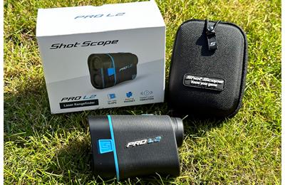 The Shot Scope Pro L2 Laser Rangefinder.