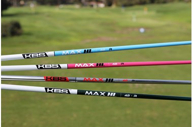 A close up of the KBS Max HL driver shaft