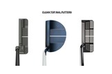 Three Clean Top Line Putters