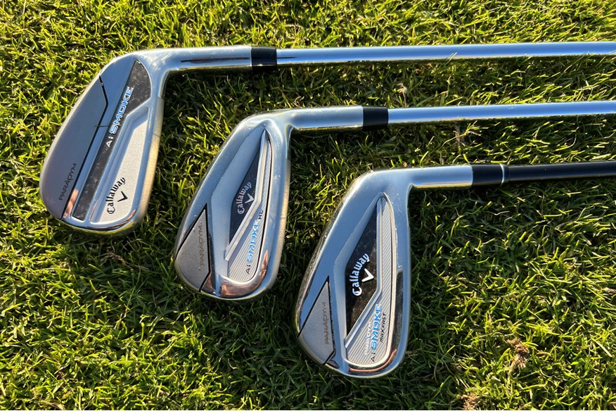 The Callaway Paradym AI-Smoke Iron family