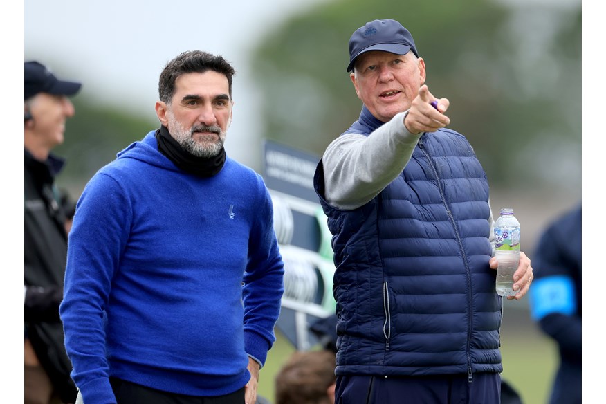 Martin Slumbers played with the PIF Governor Yasir Al-Rumayyan at the Alfred Dunhill Links Championship in October.