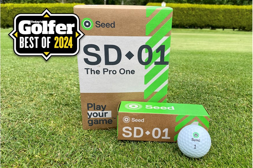 The Seed SD-01 with a Today's Golfer Best of 2024 badge