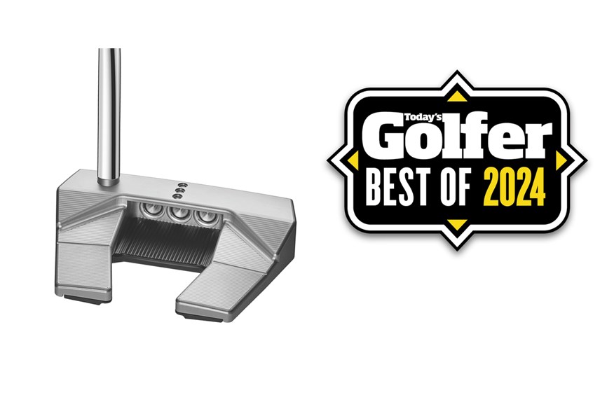 The Titleist Scotty Cameron 2024 Phantom 5 Putter with a Today's Golfer Best of 2024 badge