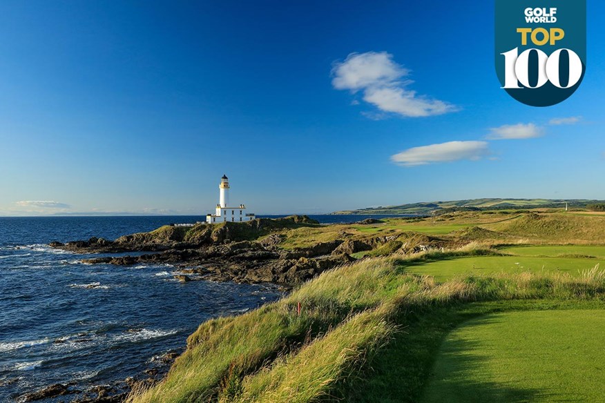 The par-3 9th on the Ailsa course at Turnberry is one of the best golf holes in Great Britain and Ireland.